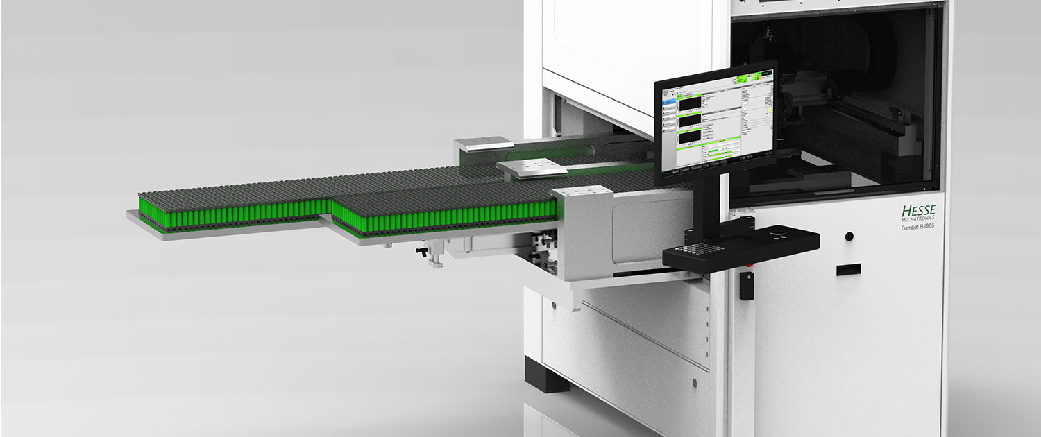 Automation of wire bonder for battery packs